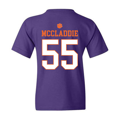 Clemson - NCAA Baseball : Tryston McCladdie - Classic Shersey Youth T-Shirt