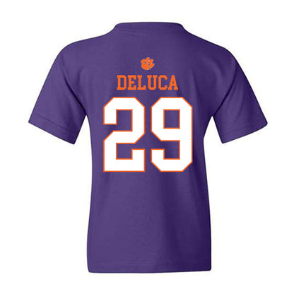 Clemson - NCAA Women's Lacrosse : Tessa DeLuca - Classic Shersey Youth T-Shirt-1