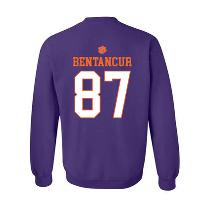 Clemson - NCAA Football : Christian Bentancur - Classic Shersey Crewneck Sweatshirt-1