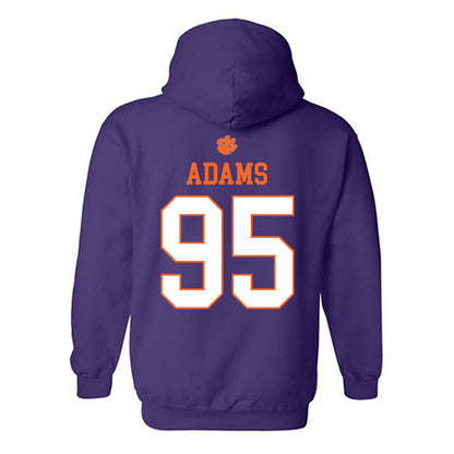 Clemson - NCAA Football : Amare Adams - Classic Shersey Hooded Sweatshirt-1