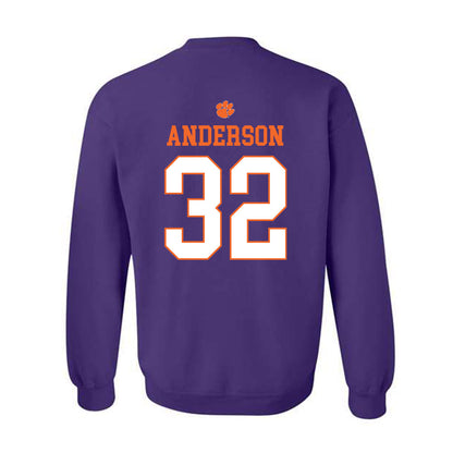 Clemson - NCAA Football : Jamal Anderson - Classic Shersey Crewneck Sweatshirt