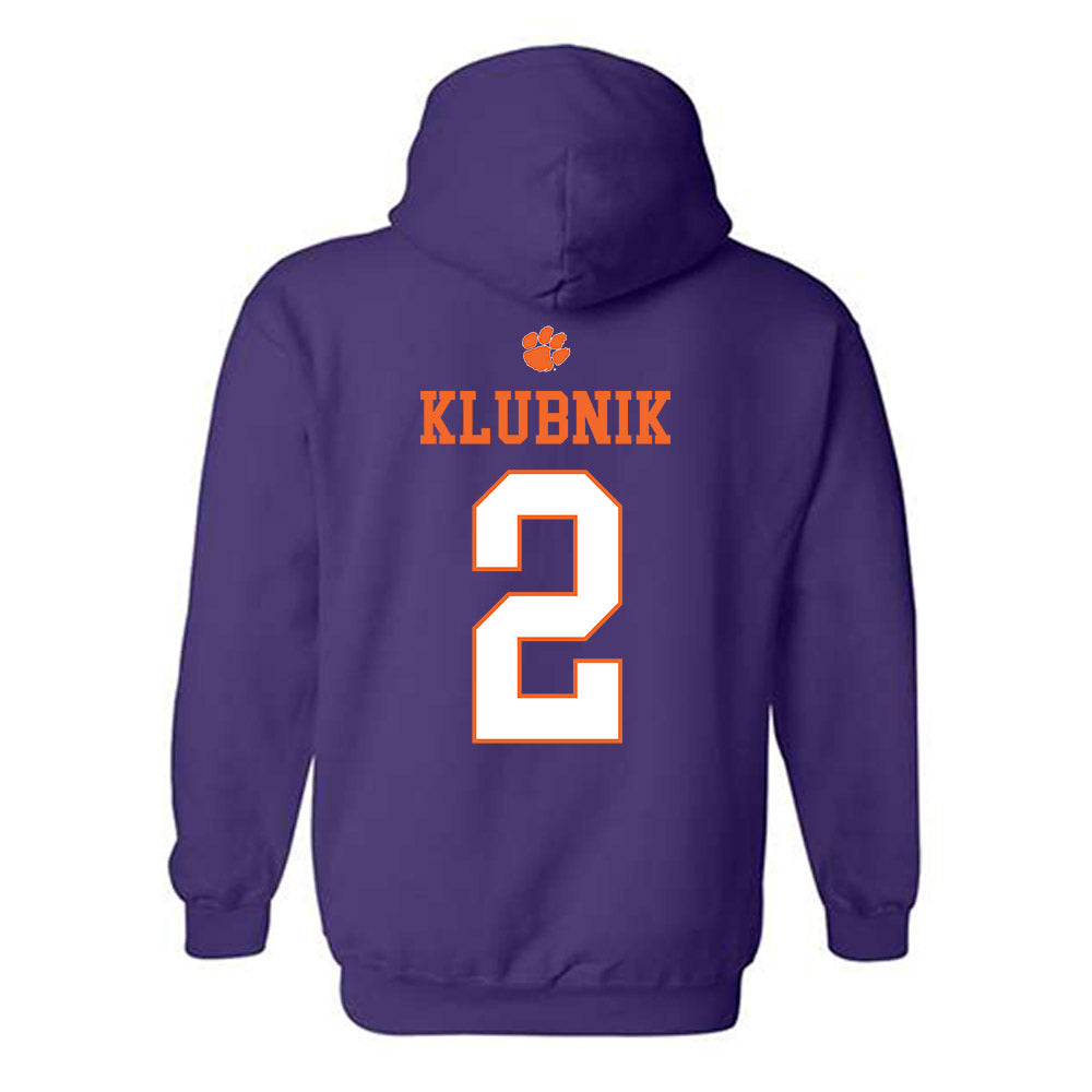 Clemson - NCAA Football : Cade Klubnik - Classic Shersey Hooded Sweatshirt-1