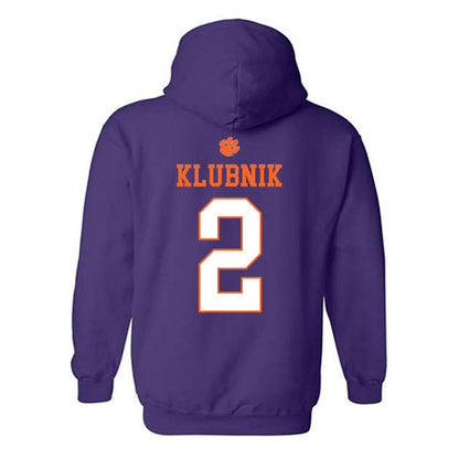 Clemson - NCAA Football : Cade Klubnik - Classic Shersey Hooded Sweatshirt-1