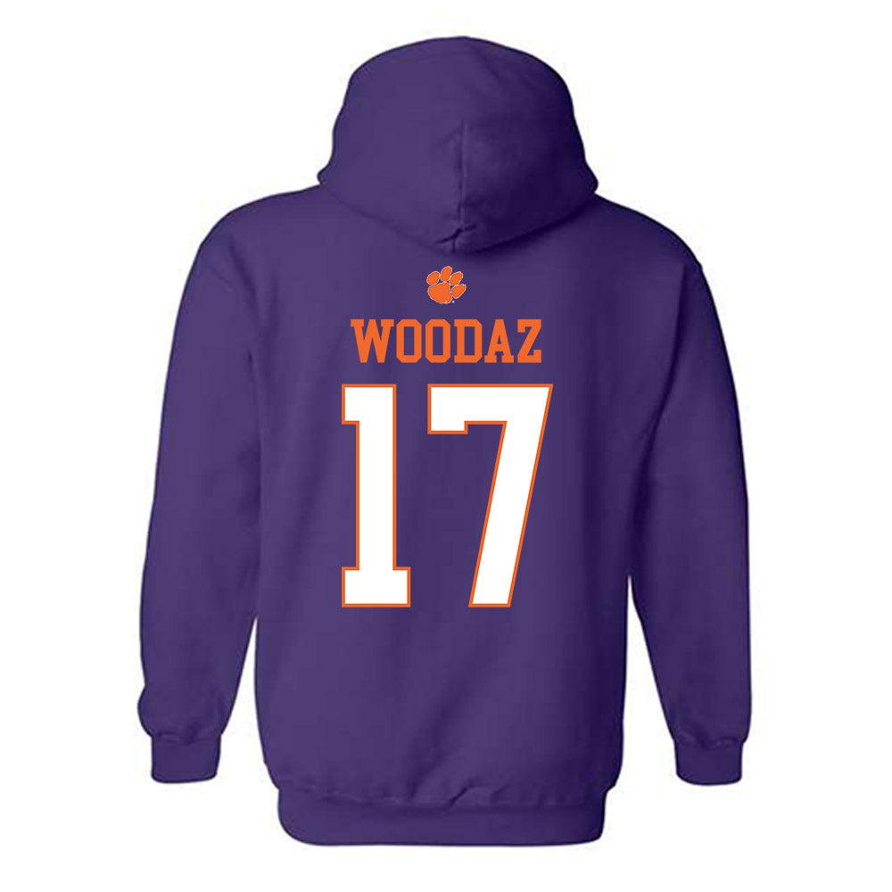 Clemson - NCAA Football : Wade Woodaz - Classic Shersey Hooded Sweatshirt-1