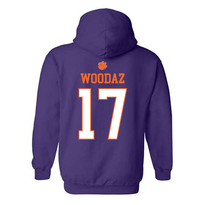 Clemson - NCAA Football : Wade Woodaz - Classic Shersey Hooded Sweatshirt-1