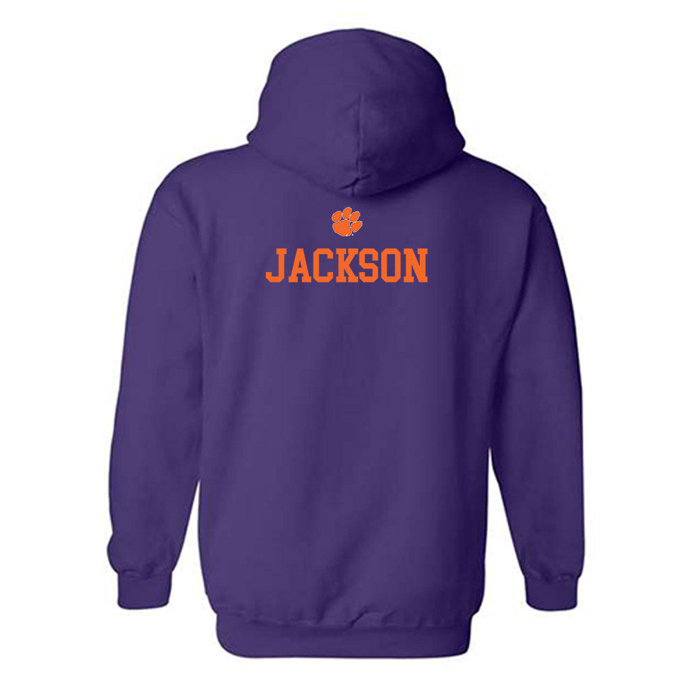 Clemson - NCAA Women's Gymnastics : Eve Jackson - Classic Shersey Hooded Sweatshirt-1