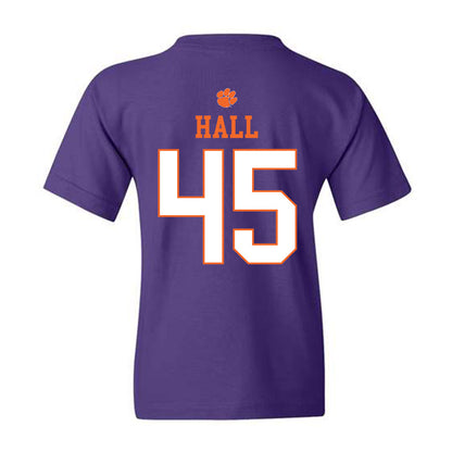 Clemson - NCAA Women's Lacrosse : Demma Hall - Classic Shersey Youth T-Shirt