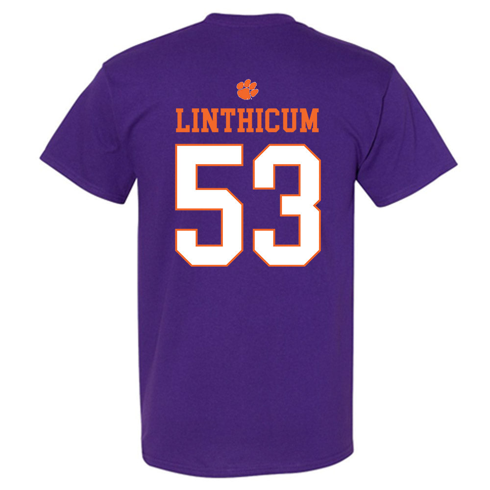 Clemson - NCAA Football : Ryan Linthicum - Classic Shersey T-Shirt-1