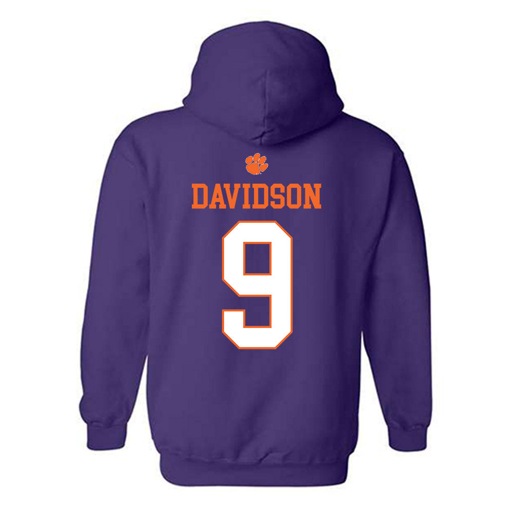 Clemson - NCAA Football : Gideon Davidson - Classic Shersey Hooded Sweatshirt-1