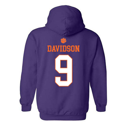 Clemson - NCAA Football : Gideon Davidson - Classic Shersey Hooded Sweatshirt-1