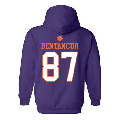 Clemson - NCAA Football : Christian Bentancur - Classic Shersey Hooded Sweatshirt-1