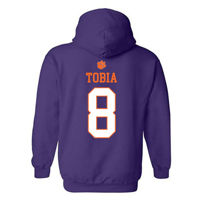 Clemson - NCAA Women's Soccer : Jenna Tobia - Classic Shersey Hooded Sweatshirt-1