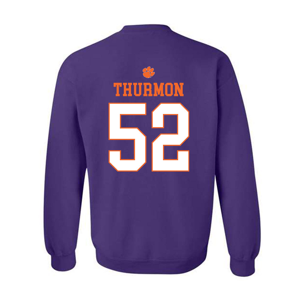 Clemson - NCAA Football : Elyjah Thurmon - Classic Shersey Crewneck Sweatshirt