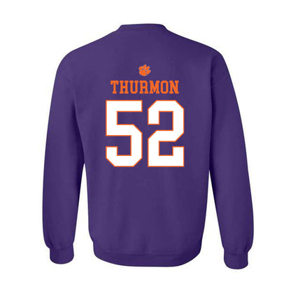 Clemson - NCAA Football : Elyjah Thurmon - Classic Shersey Crewneck Sweatshirt