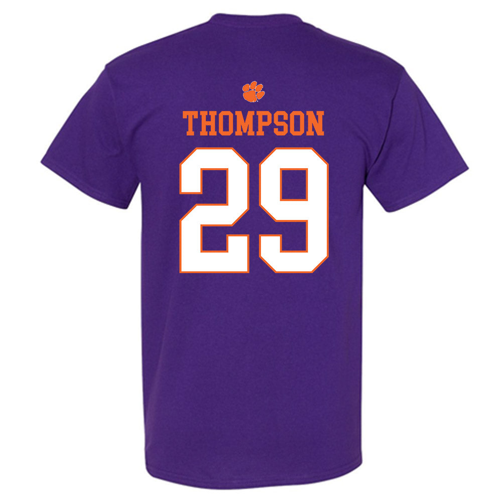 Clemson - NCAA Women's Soccer : Jordan Thompson - Classic Shersey T-Shirt-1