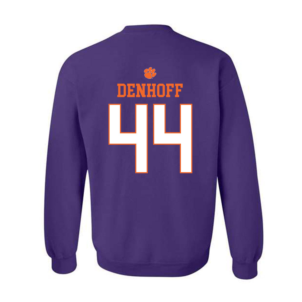 Clemson - NCAA Football : Cade Denhoff - Classic Shersey Crewneck Sweatshirt-1