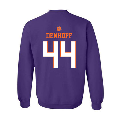Clemson - NCAA Football : Cade Denhoff - Classic Shersey Crewneck Sweatshirt-1
