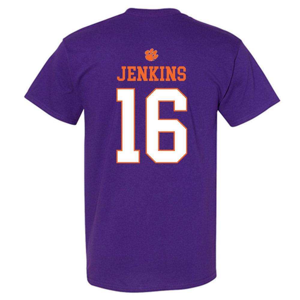 Clemson - NCAA Women's Soccer : Jolie Jenkins - Classic Shersey T-Shirt-1