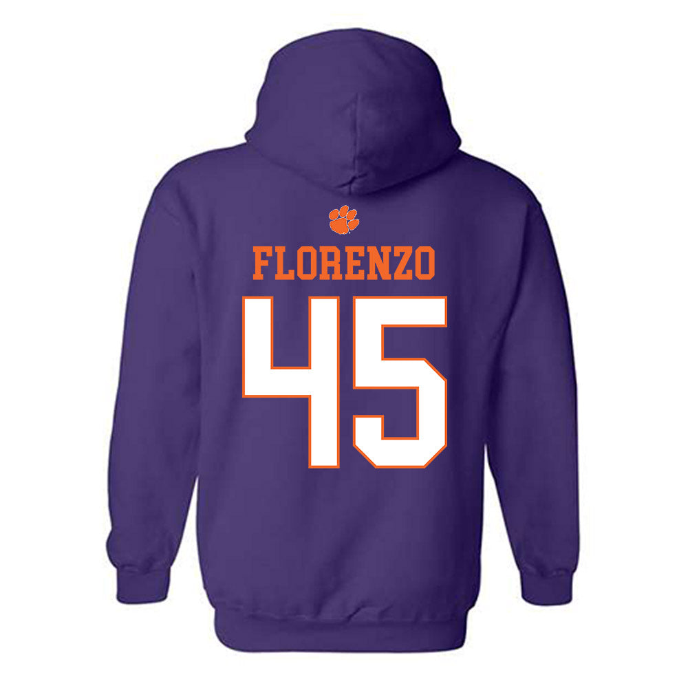 Clemson - NCAA Football : Philip Florenzo - Classic Shersey Hooded Sweatshirt-1