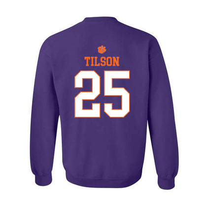 Clemson - NCAA Women's Lacrosse : Emma Tilson - Classic Shersey Crewneck Sweatshirt