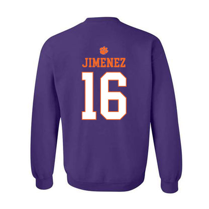 Clemson - NCAA Men's Soccer : Mason Jimenez - Classic Shersey Crewneck Sweatshirt-1