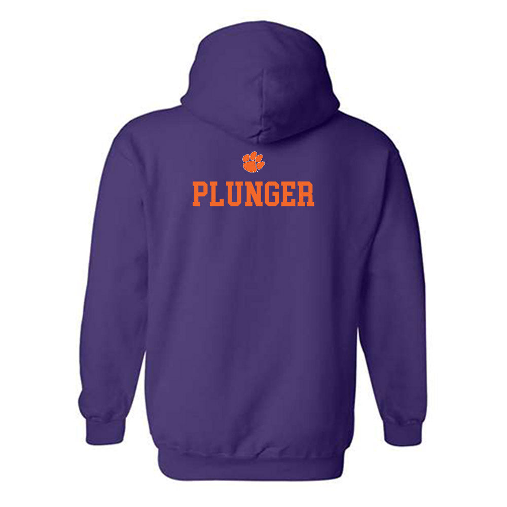 Clemson - NCAA Men's Tennis : Manuel Plunger - Classic Shersey Hooded Sweatshirt-1
