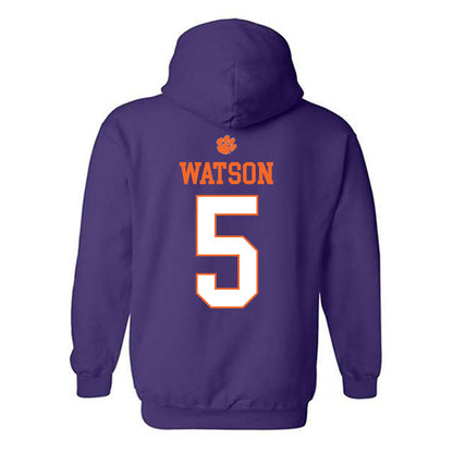 Clemson - NCAA Men's Soccer : Terry Watson - Classic Shersey Hooded Sweatshirt