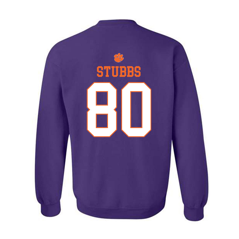 Clemson - NCAA Football : Luke Stubbs - Classic Shersey Crewneck Sweatshirt-1