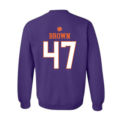 Clemson - NCAA Football : Sammy Brown - Classic Shersey Crewneck Sweatshirt