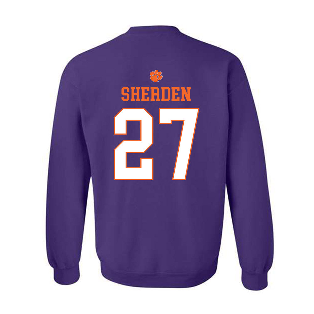 Clemson - NCAA Women's Soccer : Erin Sherden - Classic Shersey Crewneck Sweatshirt-1