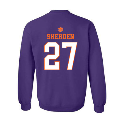 Clemson - NCAA Women's Soccer : Erin Sherden - Classic Shersey Crewneck Sweatshirt-1