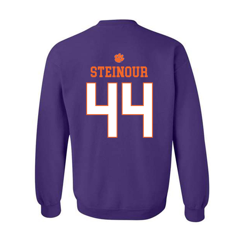 Clemson - NCAA Men's Basketball : Trent Steinour - Classic Shersey Crewneck Sweatshirt-1