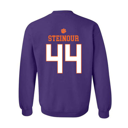 Clemson - NCAA Men's Basketball : Trent Steinour - Classic Shersey Crewneck Sweatshirt-1