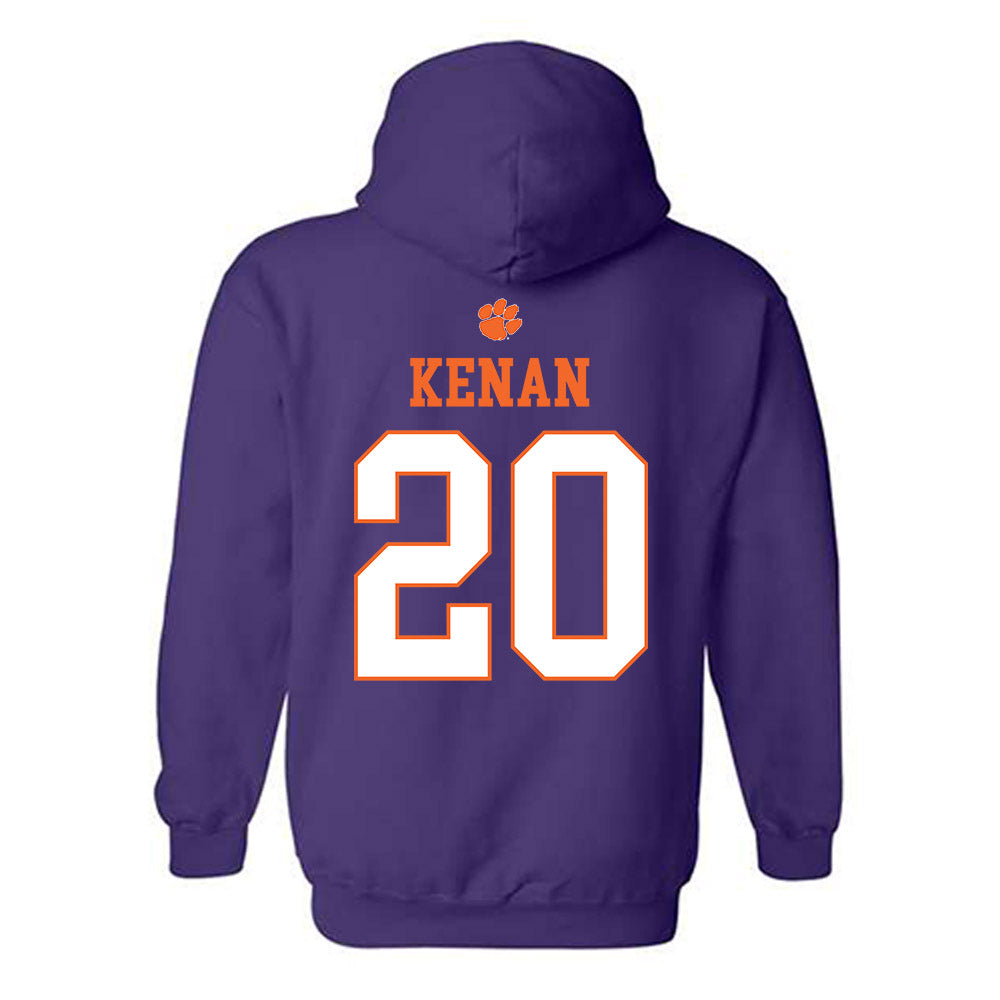 Clemson - NCAA Football : Jakarrion Kenan - Classic Shersey Hooded Sweatshirt-1