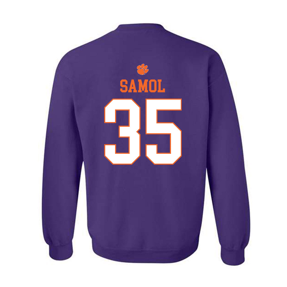 Clemson - NCAA Baseball : Noah Samol - Classic Shersey Crewneck Sweatshirt