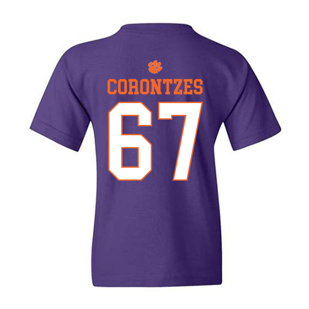 Clemson - NCAA Football : Seth Corontzes - Classic Shersey Youth T-Shirt-1