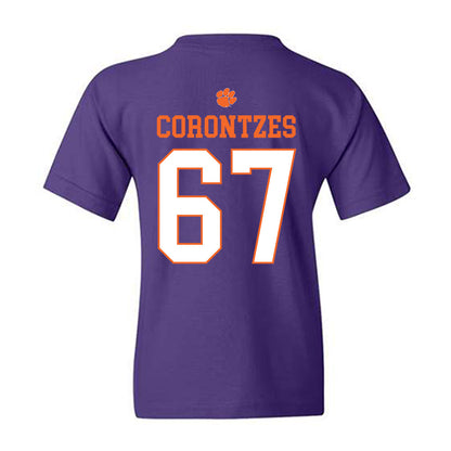 Clemson - NCAA Football : Seth Corontzes - Classic Shersey Youth T-Shirt-1