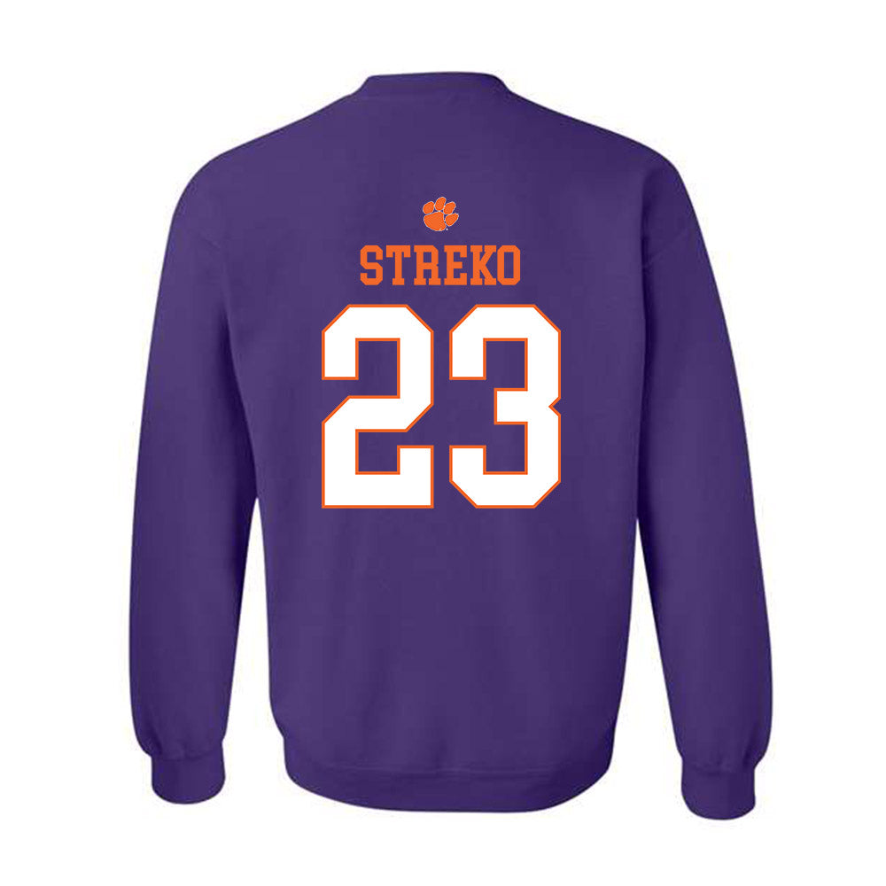 Clemson - NCAA Football : Peyton Streko - Classic Shersey Crewneck Sweatshirt-1