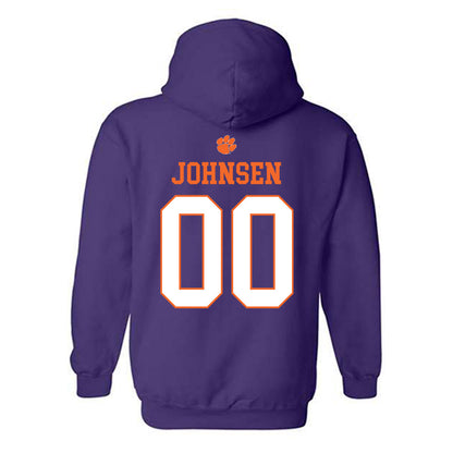 Clemson - NCAA Softball : Jordyn Johnsen - Classic Shersey Hooded Sweatshirt-1