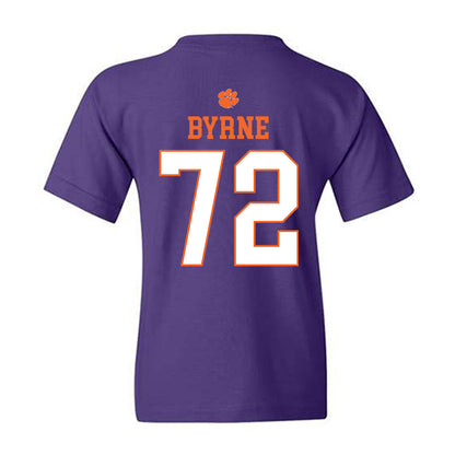 Clemson - NCAA Football : Rowan Byrne - Classic Shersey Youth T-Shirt-1