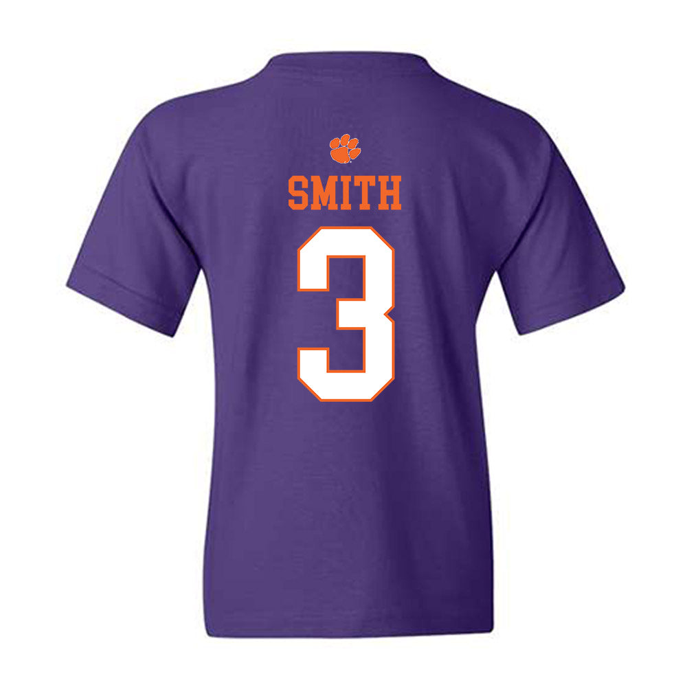 Clemson - NCAA Football : Tristan Smith - Classic Shersey Youth T-Shirt-1