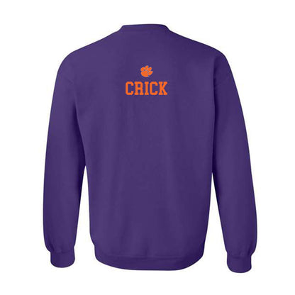 Clemson - NCAA Men's Track & Field : Charlie Crick - Classic Shersey Crewneck Sweatshirt