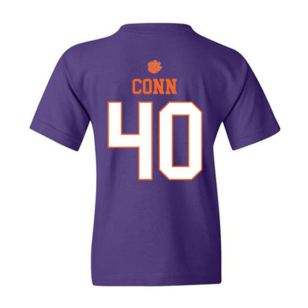 Clemson - NCAA Football : Brodey Conn - Classic Shersey Youth T-Shirt-1