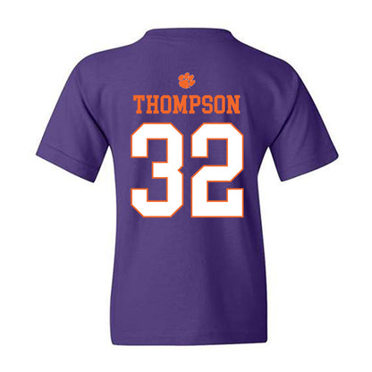 Clemson - NCAA Women's Basketball : Raven Thompson - Classic Shersey Youth T-Shirt-1