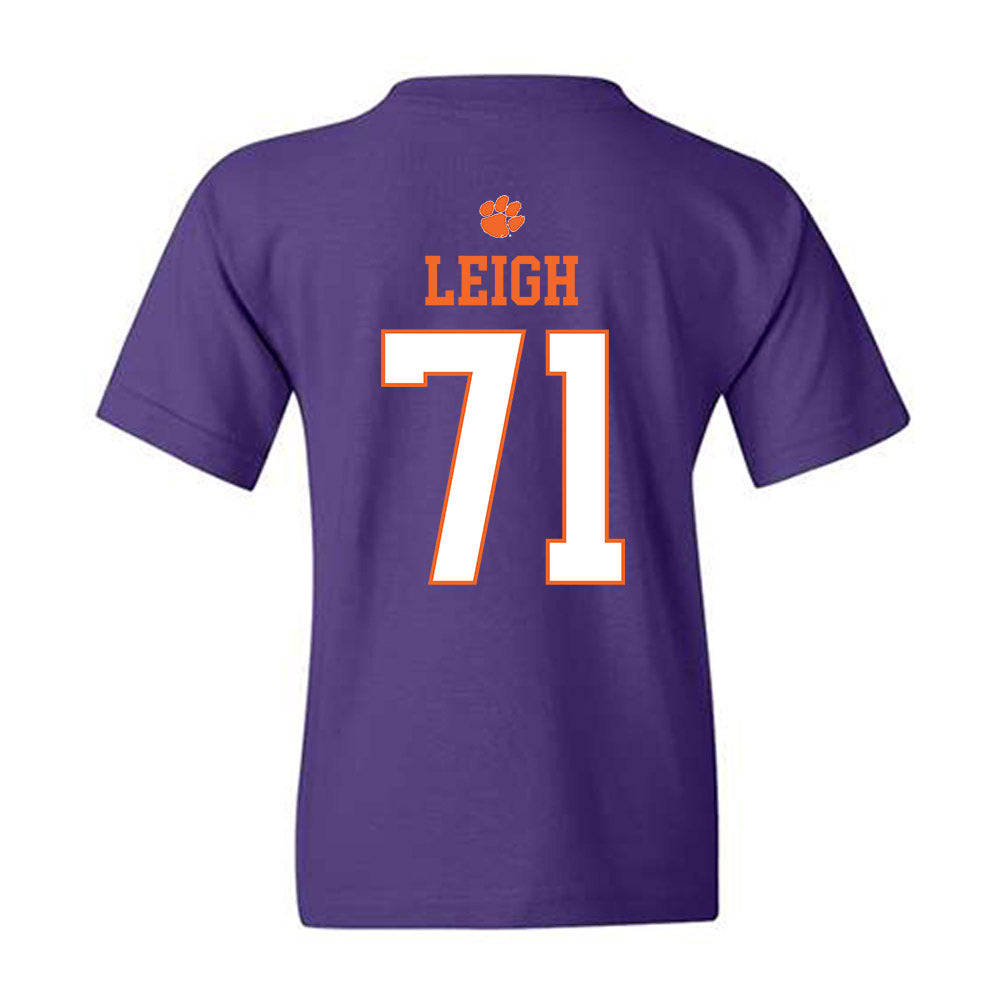 Clemson - NCAA Football : Tristan Leigh - Classic Shersey Youth T-Shirt-1