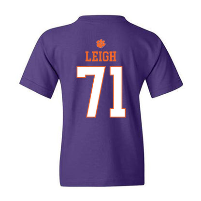 Clemson - NCAA Football : Tristan Leigh - Classic Shersey Youth T-Shirt-1