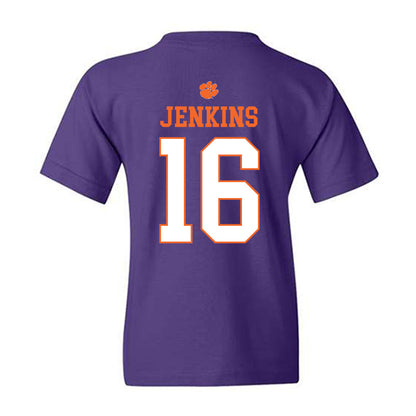 Clemson - NCAA Women's Soccer : Jolie Jenkins - Classic Shersey Youth T-Shirt-1