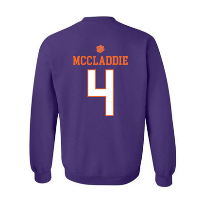Clemson - NCAA Baseball : Tryston McCladdie - Classic Shersey Crewneck Sweatshirt-1
