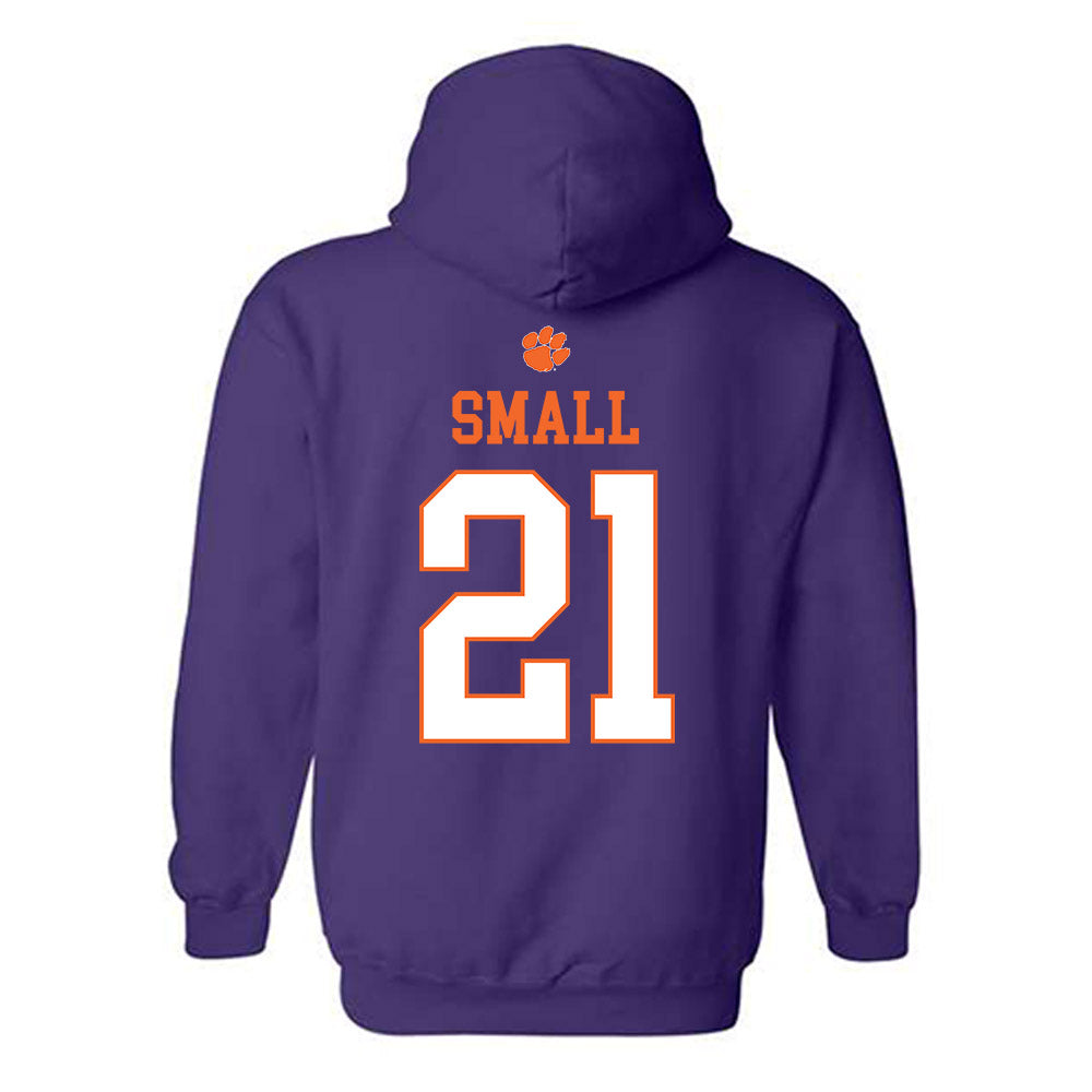 Clemson - NCAA Women's Soccer : Carla Small - Classic Shersey Hooded Sweatshirt-1