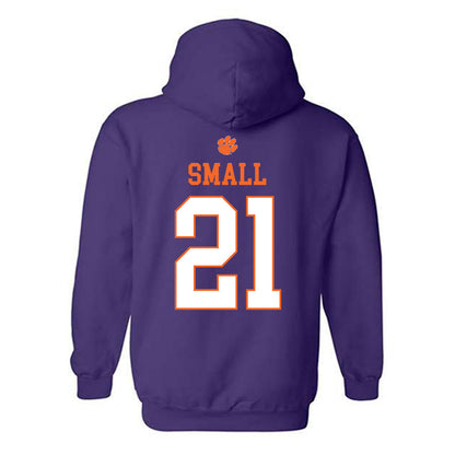 Clemson - NCAA Women's Soccer : Carla Small - Classic Shersey Hooded Sweatshirt-1